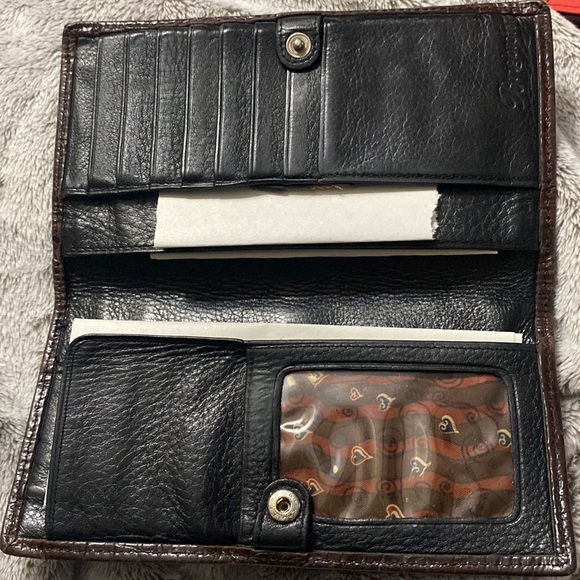 Vintage leather Brighton Wallet - Picture 4 of 6